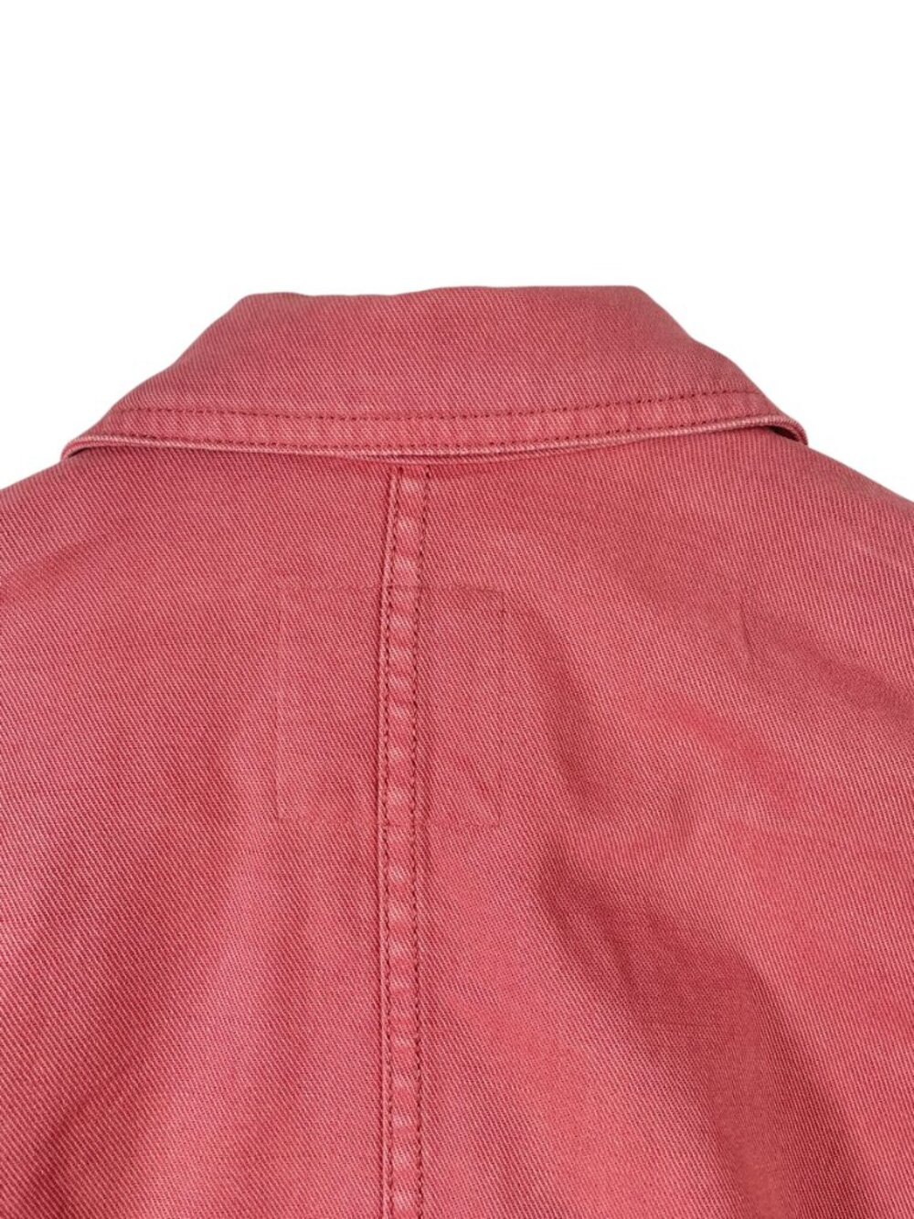 Madewell Pink Cotton Chore Jacket XS Utility Barn Coat Cropped - Picture 8 of 12